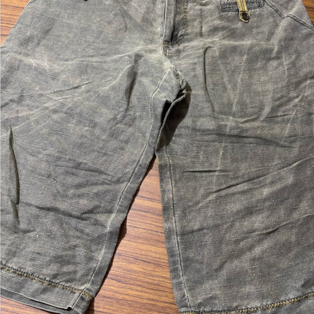 Buffalo David Bitton green Cargo Shorts Relaxed Fit